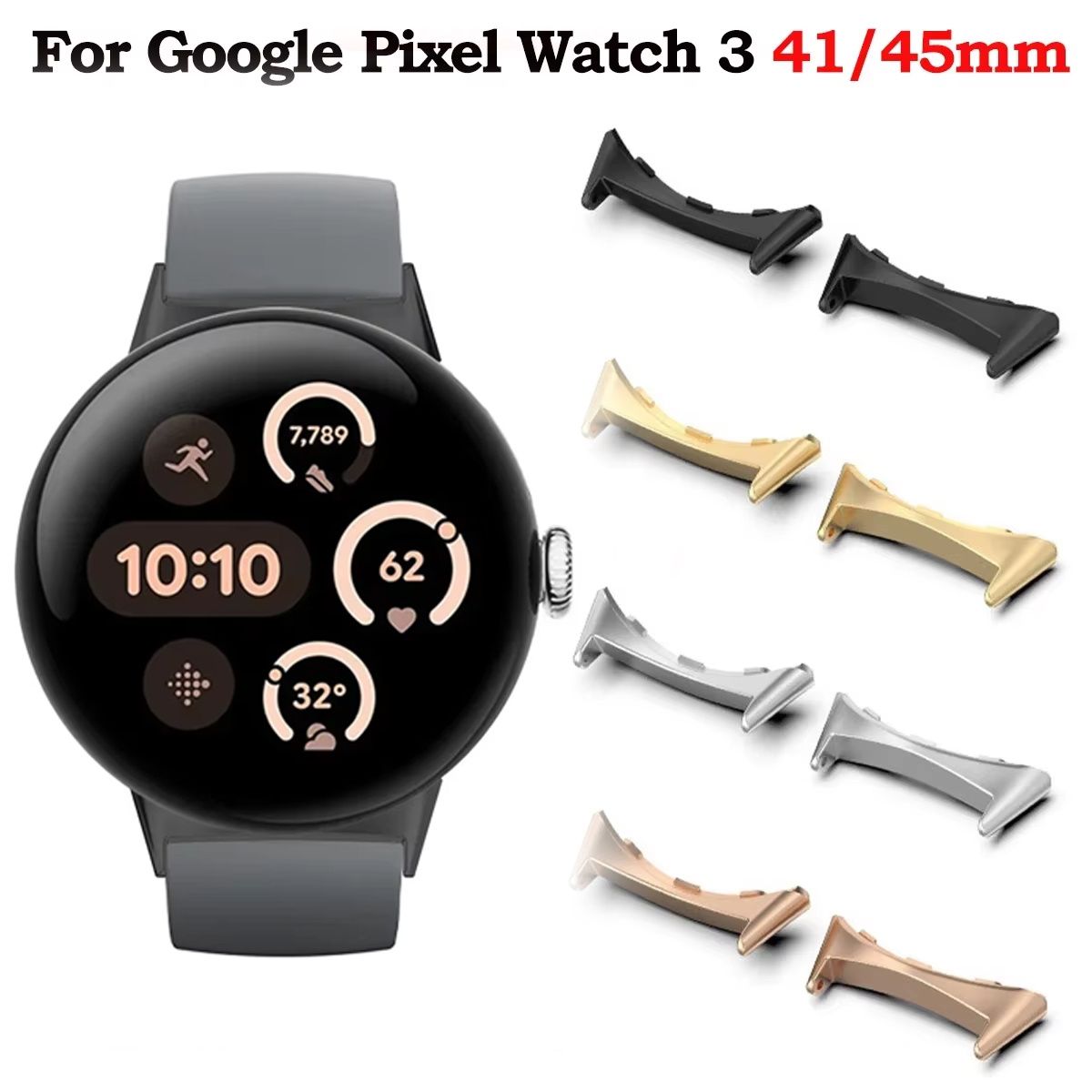 Smartwatch Watch Accessories - 시계 스트랩 커넥터 어댑터, 구글 픽셀