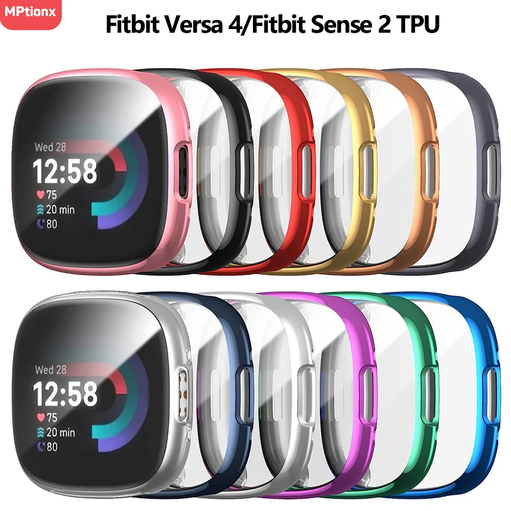 Watch Case Bumper - Fitbit Versa 4/Sense 2 케이스용 화면
