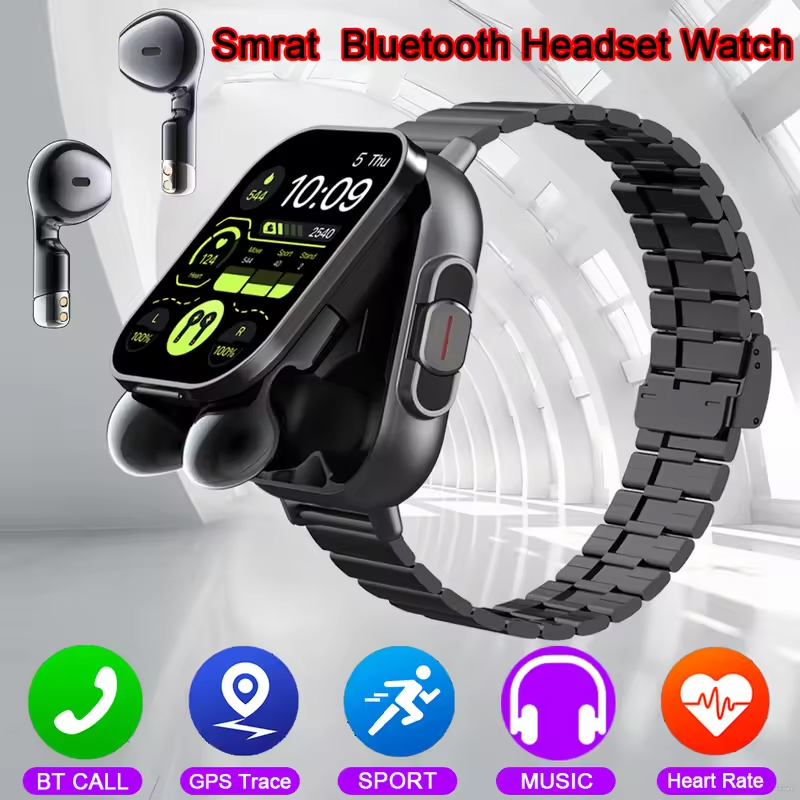 Smartwatch Headset - NFC 스마트 시계 TWS 2-in-1 헤드셋