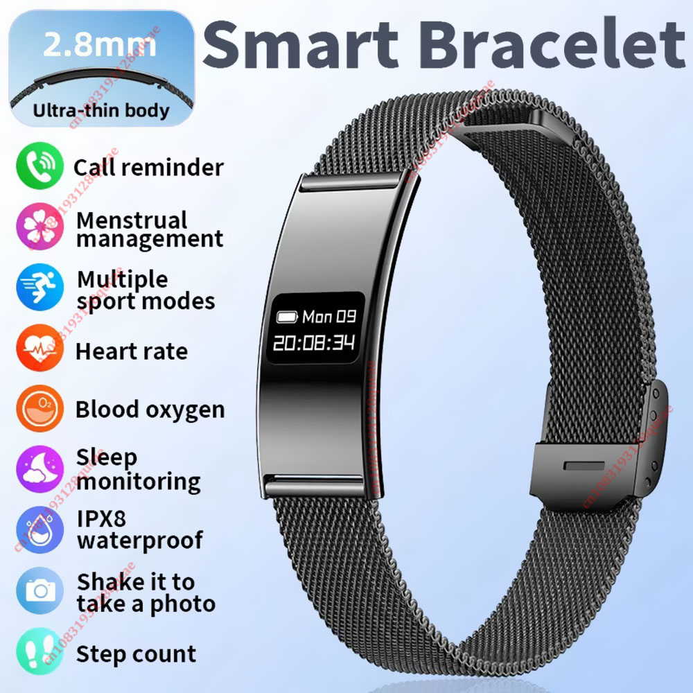 Smartwatch X12 - 2026 새로운 스마트 팔찌 초박형 심박수