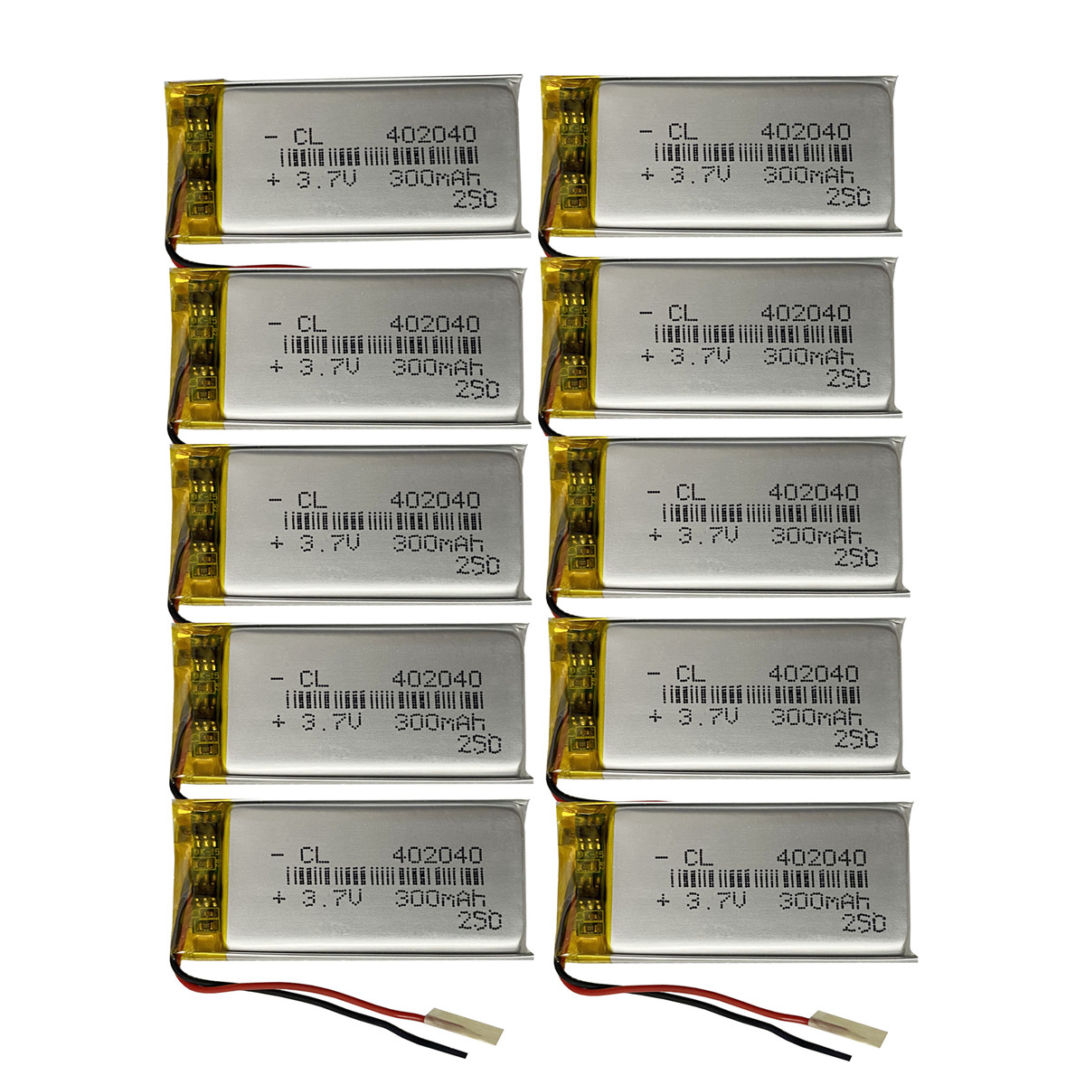 Smartwatch Headset - 10PCS 3.7V 300mAh 402040 MP3 GPS