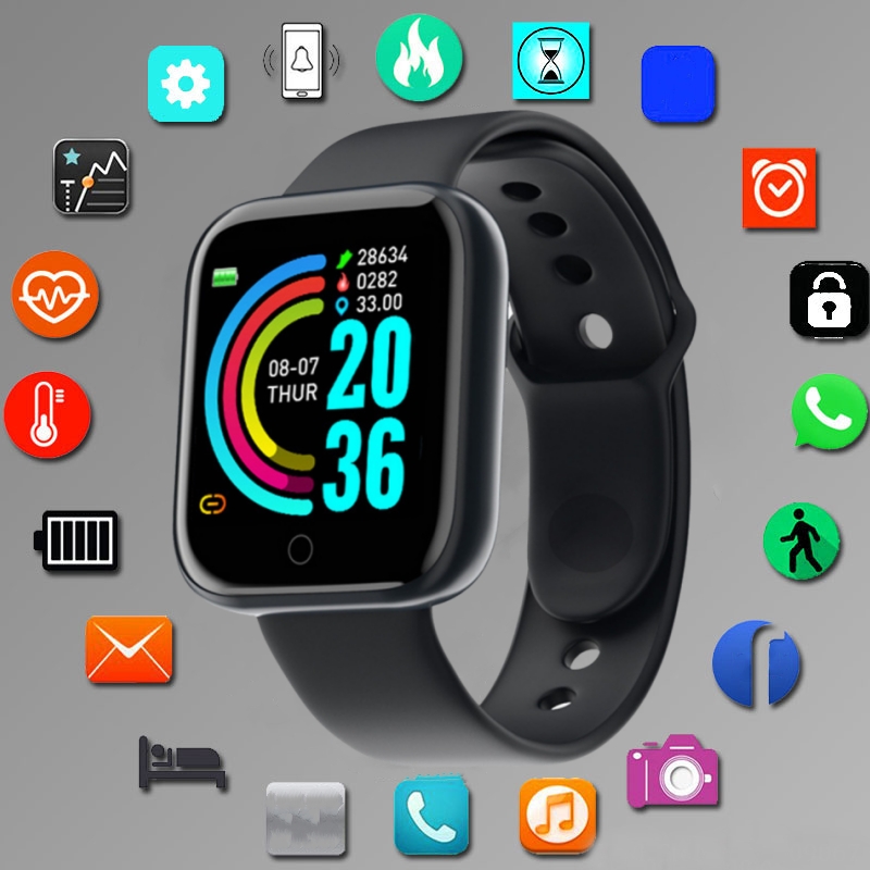 Android Smartwatch Accessories - 스마트 워치 남녀공용 스포츠 모드 음악