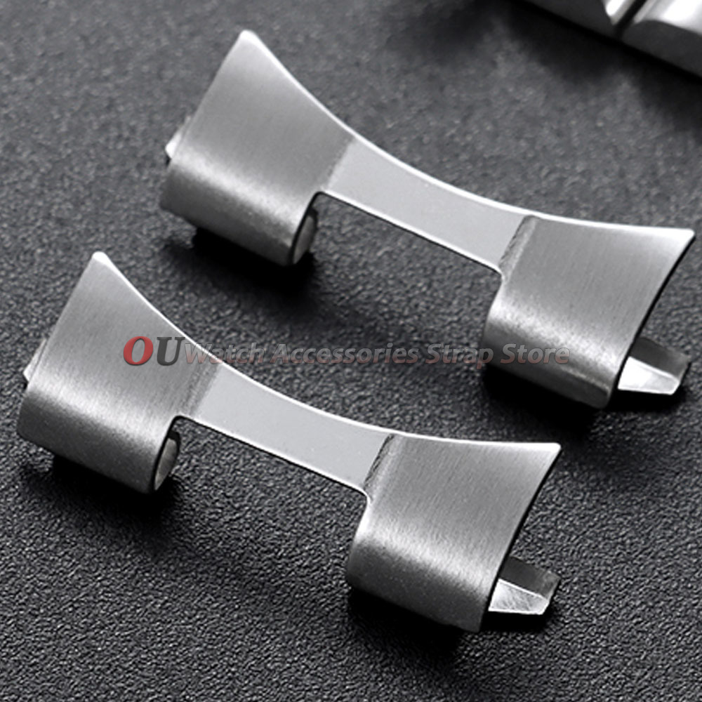 Watch Band Connector - 롤렉스 12/14/16/18/19/20/22/24mm용 스테인레스 스틸 어댑터, 오이스터용,