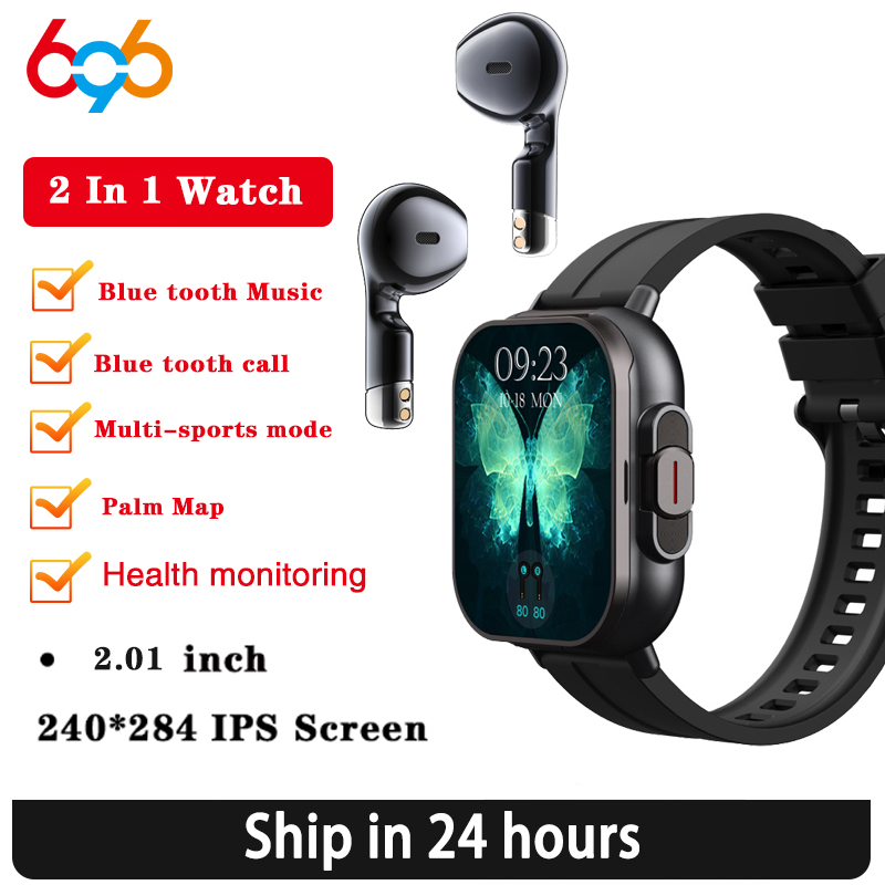 Smartwatch Headset - BT 통화 블루투스 헤드폰 시계, 2.01
