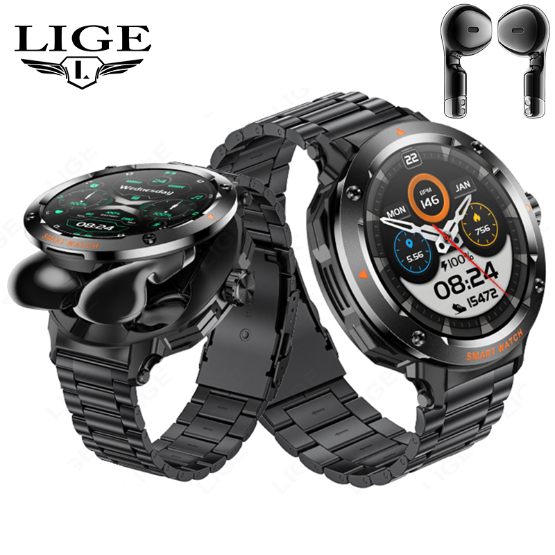 Smartwatch Headset - 새로운 남성용 2 In 1 헤드셋