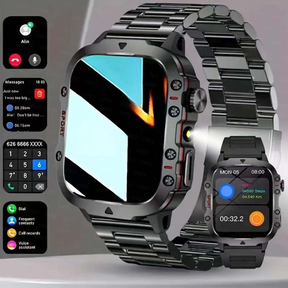 Smartwatch Custom - 2026년형 새로운 스마트워치 LED 라이트 무선