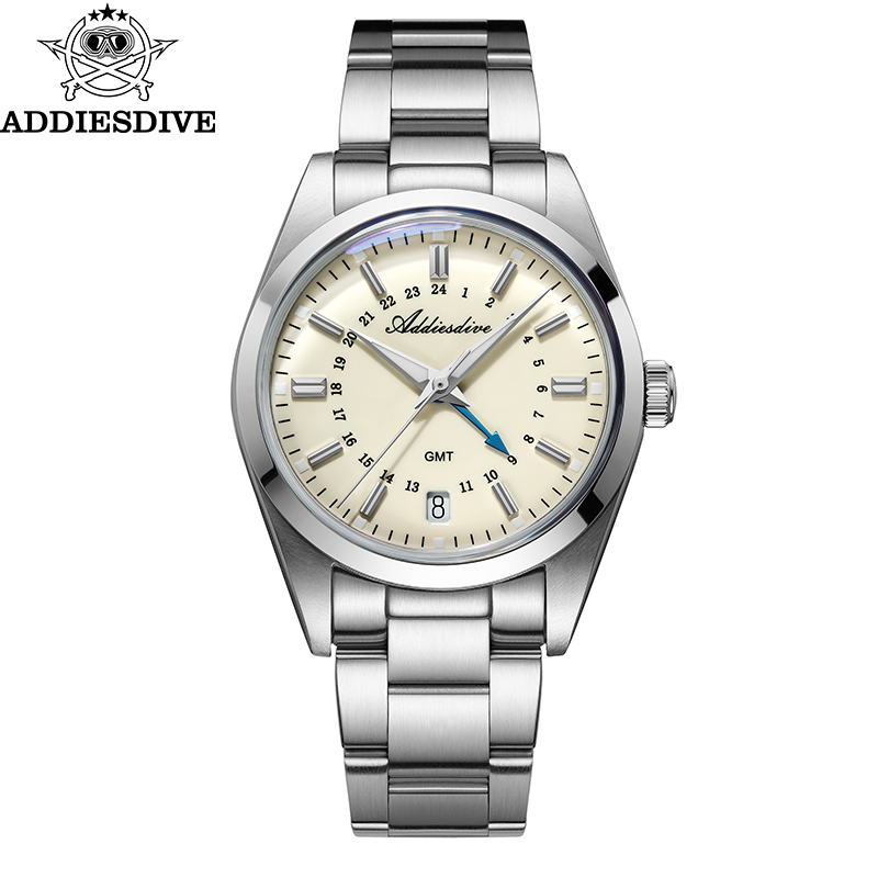 Accessories With Watch - ADDIESDIVE 핫 브랜드 36mm 럭셔리 GMT