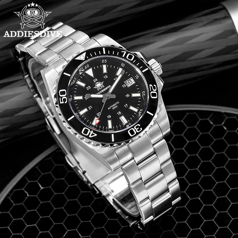 Accessories With Watch - ADDIESDIVE 남자 시계 8215 기계식 사파이어