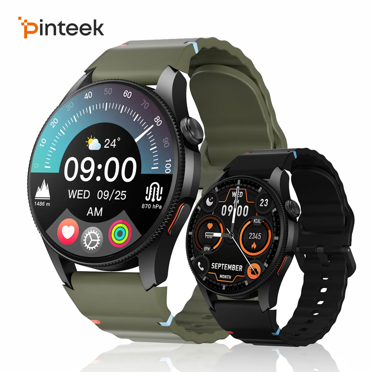 Smartwatch Nexus - 아우라핏 G12 스마트워치: 1.43인치 터치스크린/ 3ATM