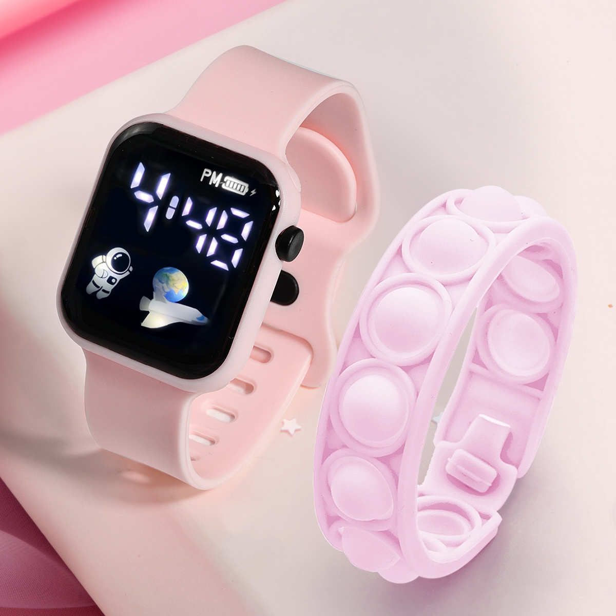 Smartwatch Touch - 어린이 스마트 워치 팔찌, 심플하고 세련된