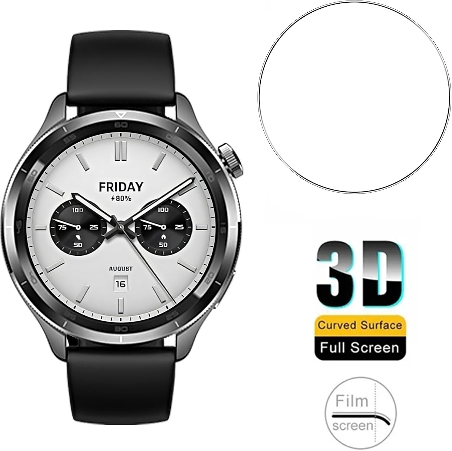 3PCS 강화 유리 Smartwatch 화면 보호기 X - Xiaomi Smartwatch Accessories 리뷰 및 가격