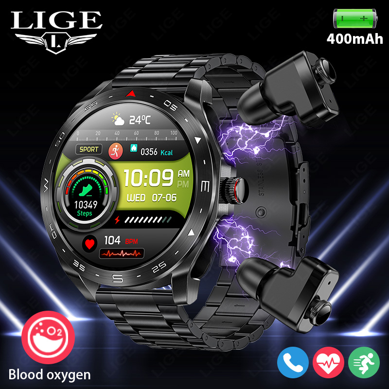 LIGE 스마트워치 이어버드 블루투스 헤드셋 스피커 트 - Smartwatch Headset 리뷰 및 가격