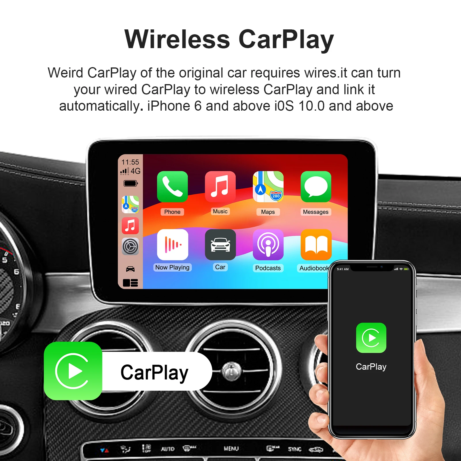 핫 안드로이드 11 CarPlay AI 박스 유선에서  - Smartwatch Universal 리뷰 및 가격