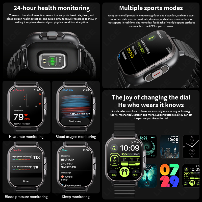 NFC 스마트 시계 TWS 2-in-1 헤드셋 블루투스 - Smartwatch Headset 리뷰 및 가격