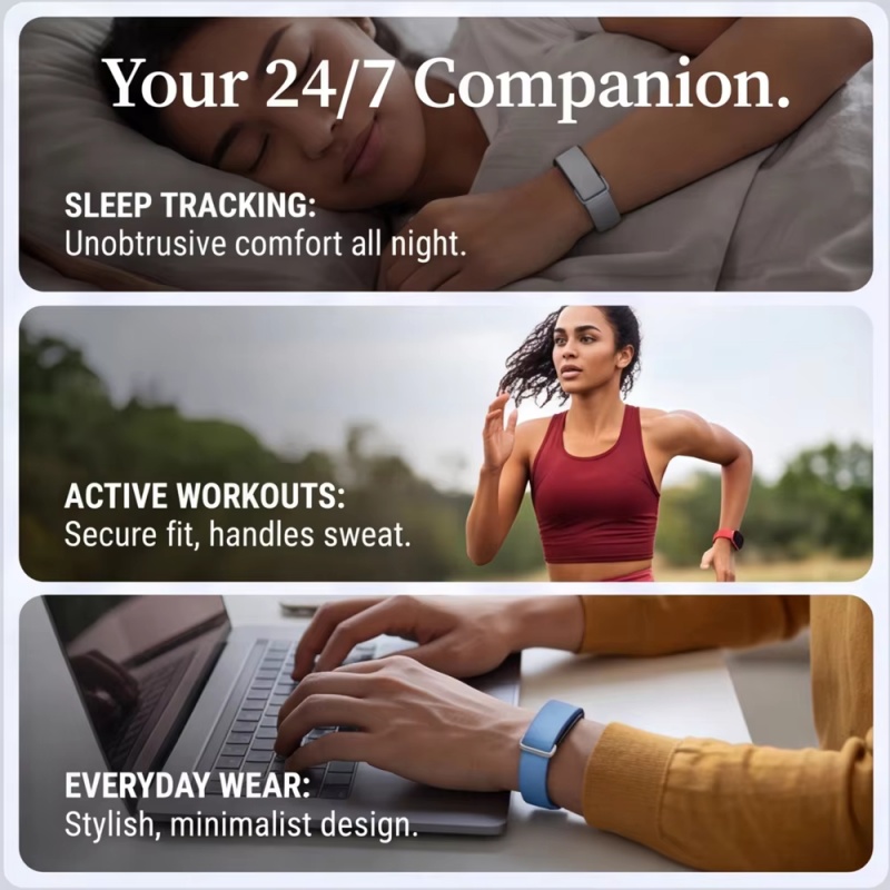 Google Fitbit Air용 솔리드 컬러 소프트  - Rugged Sport Strap 리뷰 및 가격