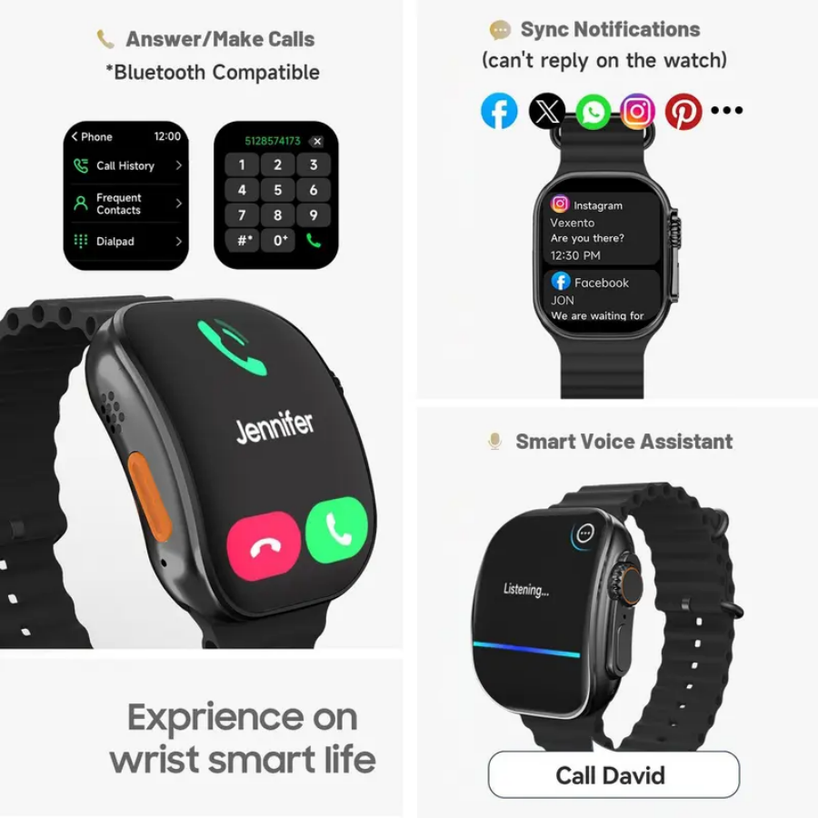 남녀공용 스마트워치, 2026년 신형 스마트워치(통화  - Android Smartwatch Accessories 리뷰 및 가격