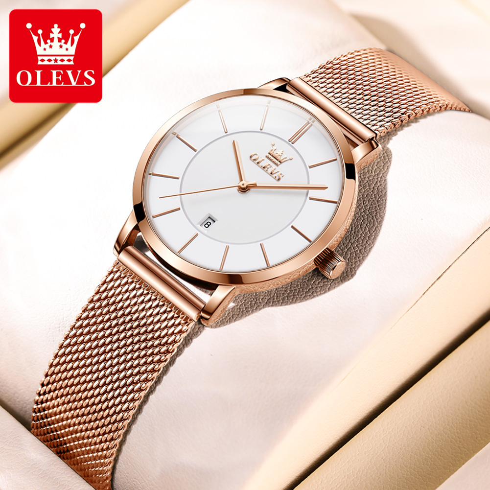 OLEVS 여성 시계 5869 우아한 패션 쿼츠 손목시 - Accessories With Watch 리뷰 및 가격