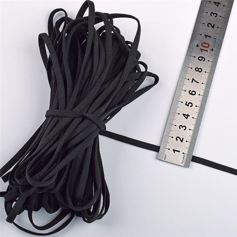 마스크 탄성 로프 3mm 라운드 흰색 탄성 밴드 5mm - Milanaise Mesh Band 리뷰 및 가격