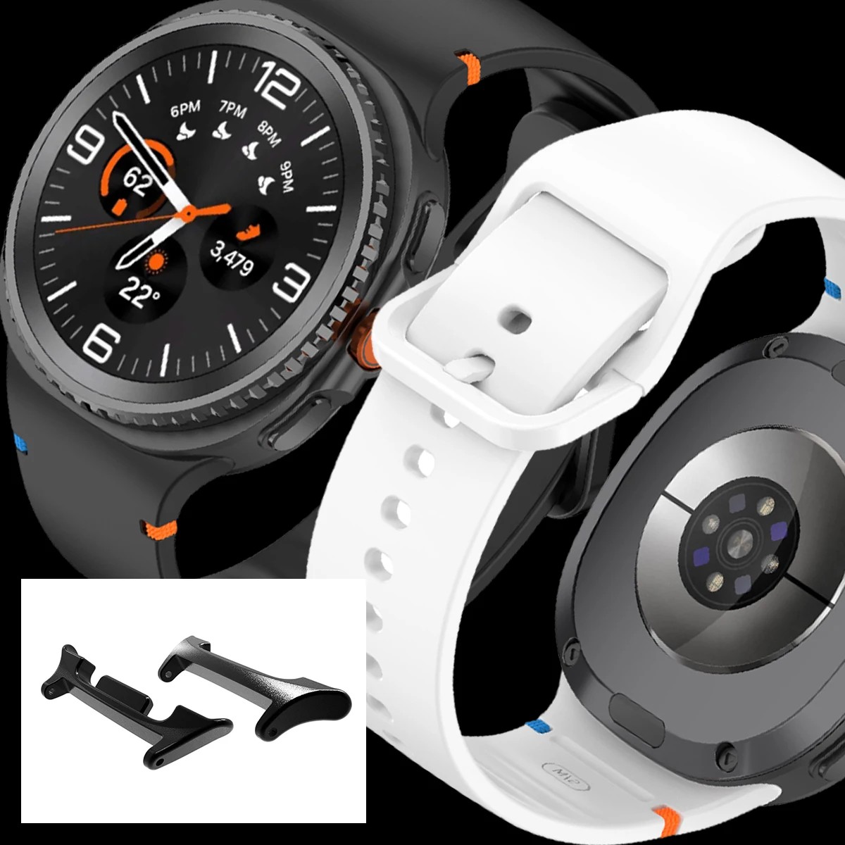 삼성 갤럭시 시계 8 용 어댑터 40/44mm 8 클래 - Watch Band Connector 리뷰 및 가격