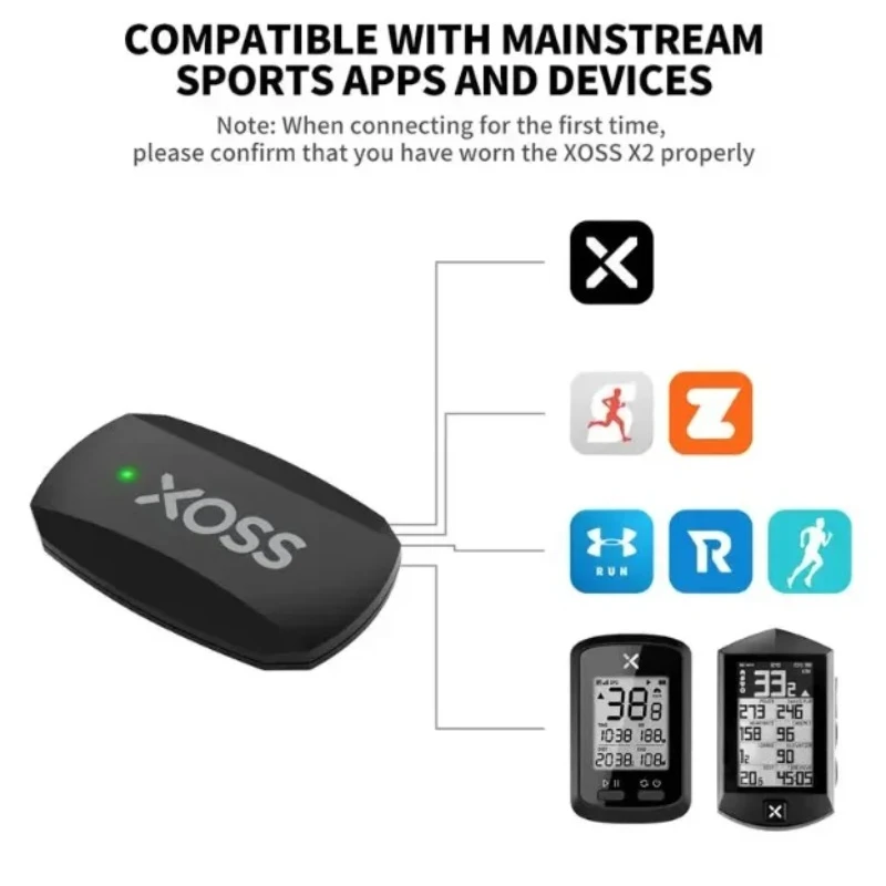 XOSS X2 가슴 스트랩 심박 센서 HRM 모니터 블 - Rugged Sport Strap 리뷰 및 가격