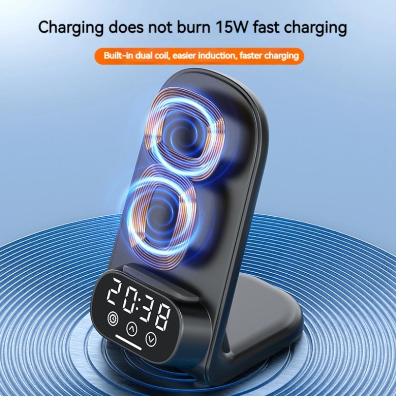 15W 시계 무선 충전 스탠드 에어팟용 타입-C 이어폰 - Wireless Charger Watch 리뷰 및 가격