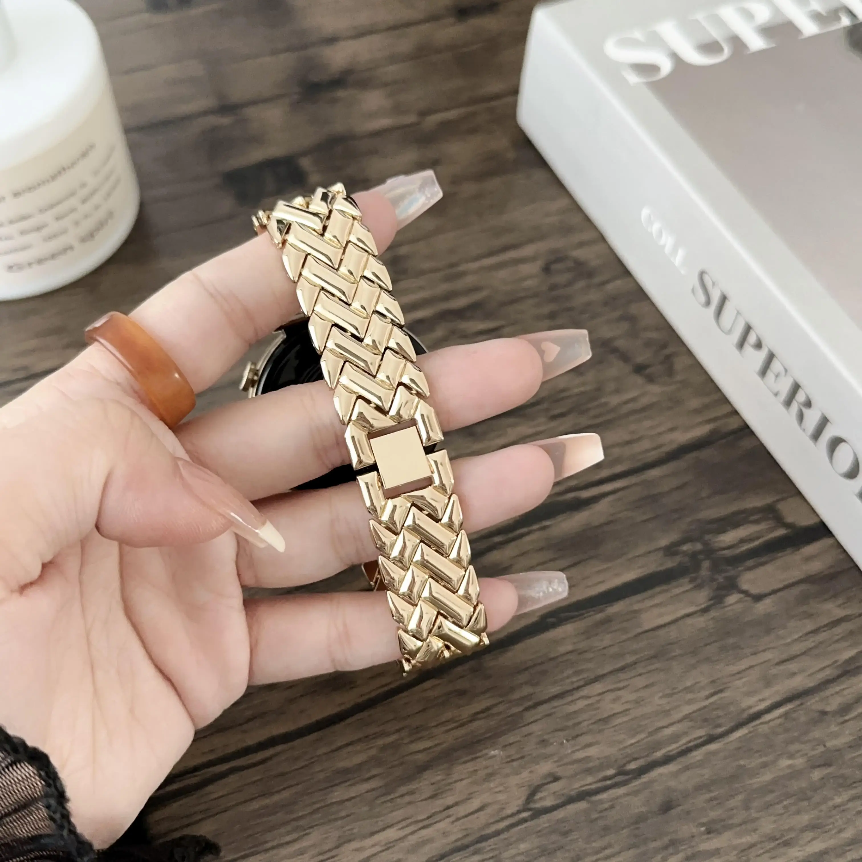 V자형 스테인리스 스틸 시계 밴드, 화웨이, 화석, 가 - Fossil Smartwatch Accessories 리뷰 및 가격