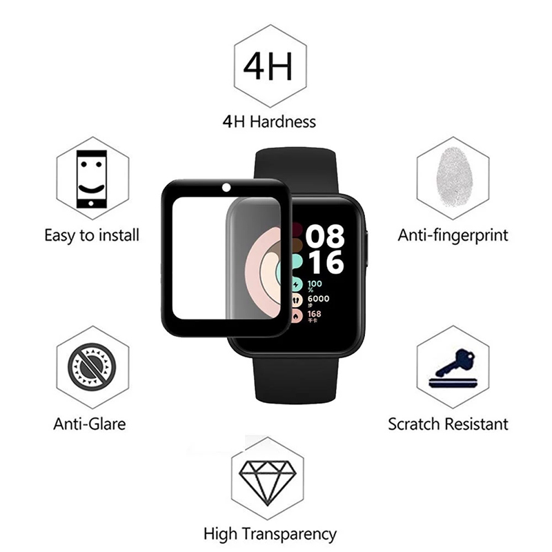 레드미 워치 3 액티브 9D 투명 스크래치 방지 풀 필 - Xiaomi Smartwatch Accessories 리뷰 및 가격