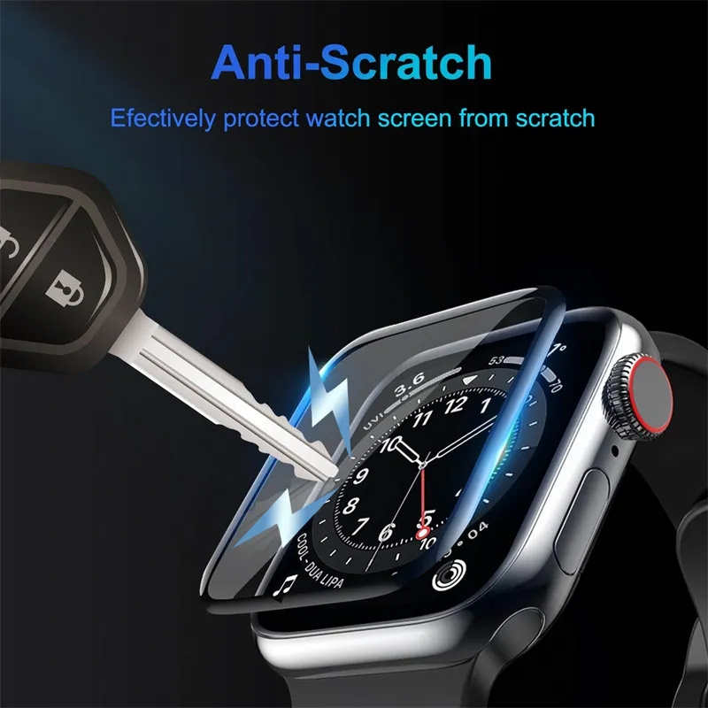 Apple Watch 화면 보호기 용 부드러운 유리 4 - Apple Smartwatch Accessories 리뷰 및 가격