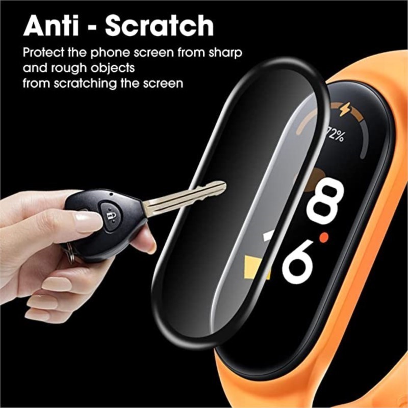 Xiaomi 미밴드 6 7 Miband 소프트 유리 보 - Xiaomi Smartwatch Accessories 리뷰 및 가격