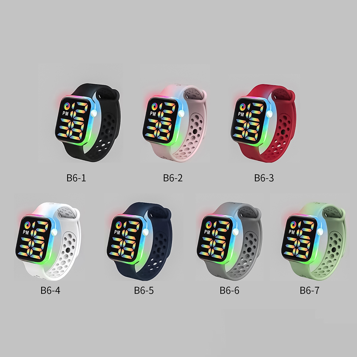 어린이 스마트 전자 시계, 다채로운 LED 빛나는 터치 - Smartwatch Touch 리뷰 및 가격