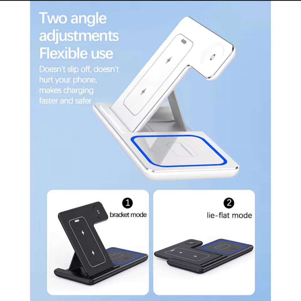 무선 충전기 홀더 스탠드 3 in 1 접이식 고속 충전 - Wireless Charger Watch 리뷰 및 가격