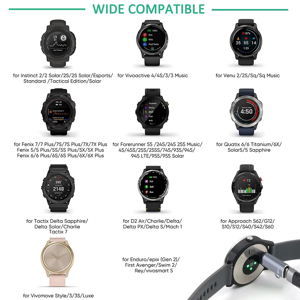 타입 C/마이크로 USB/IOS 충전 포터블 어댑터 가 - Garmin Smartwatch Accessories 리뷰 및 가격