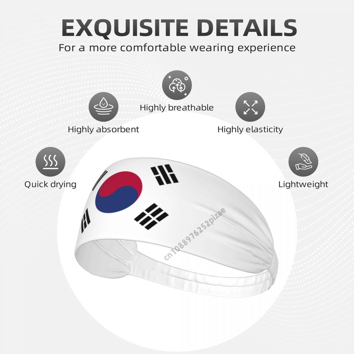한국 국기 남성 여성 밴드 요가 스포츠를위한 탄성 와이 - Milanaise Mesh Band 리뷰 및 가격
