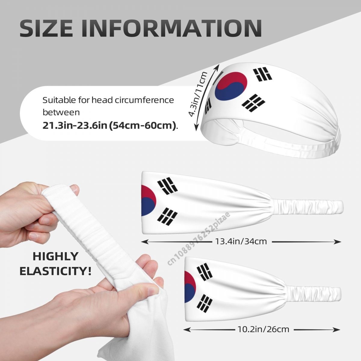 한국 국기 남성 여성 밴드 요가 스포츠를위한 탄성 와이 - Milanaise Mesh Band 리뷰 및 가격