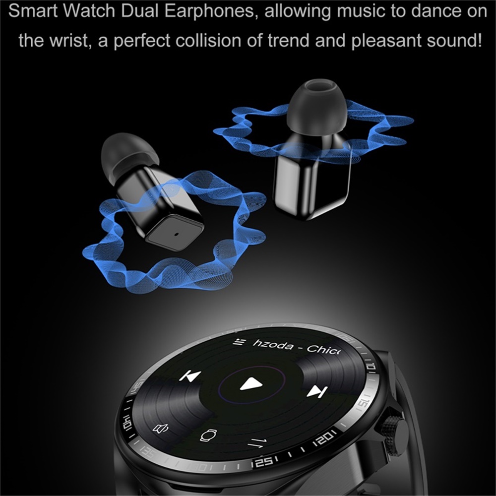 696 새로운 스마트워치 헤드폰 2 in 1 블루투스  - Smartwatch Headset 리뷰 및 가격