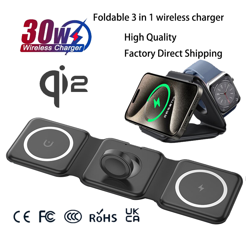 유니버설 Qi2 마그네틱 접이식 충전 스테이션 여행용  - Wireless Charger Watch 리뷰 및 가격