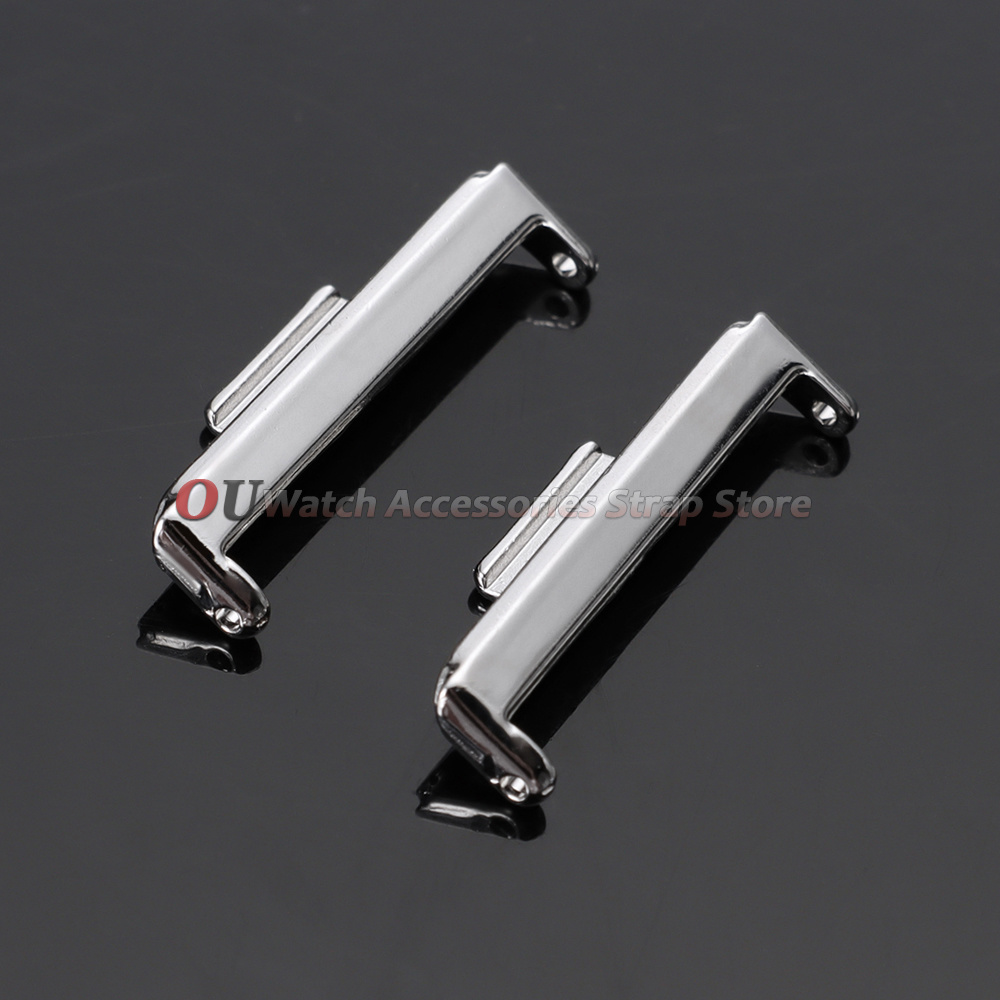 18 20mm 22mm 1쌍 메탈 알루미늄 어댑터 (화 - Watch Band Connector 리뷰 및 가격