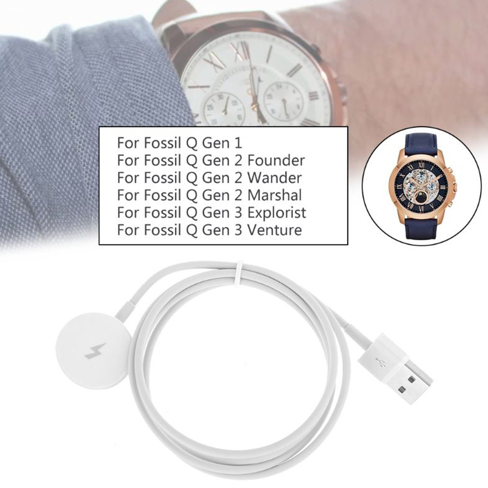 1m 충전 케이블 스탠드 단락 보호 USB 스마트워치  - Fossil Smartwatch Accessories 리뷰 및 가격