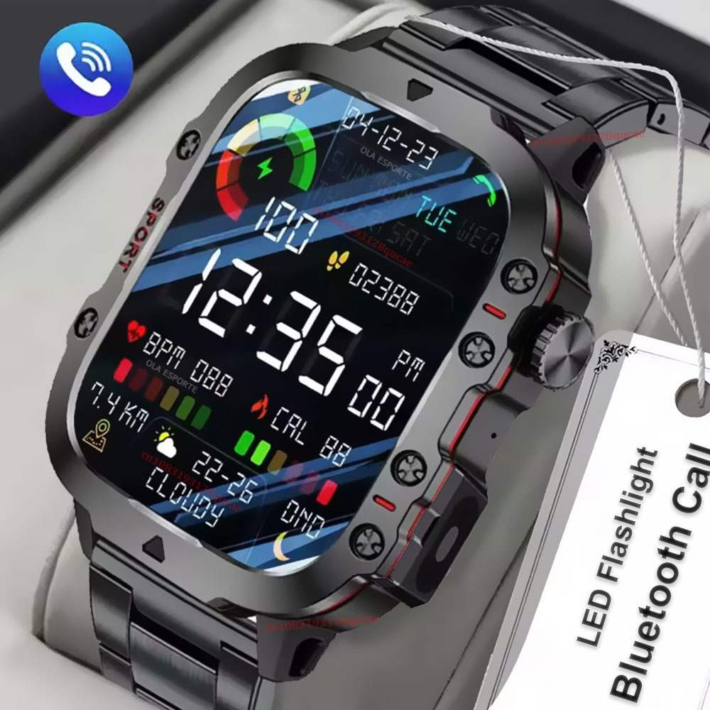 2026 새로운 군용 스마트워치 남성용 IP67 3AT - Smartwatch X12 리뷰 및 가격