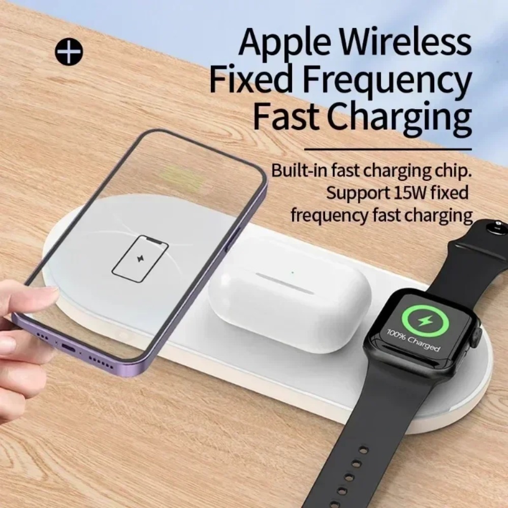 3-in-1 무선 충전 패드 고속 충전 도크 스테이션  - Wireless Charger Watch 리뷰 및 가격
