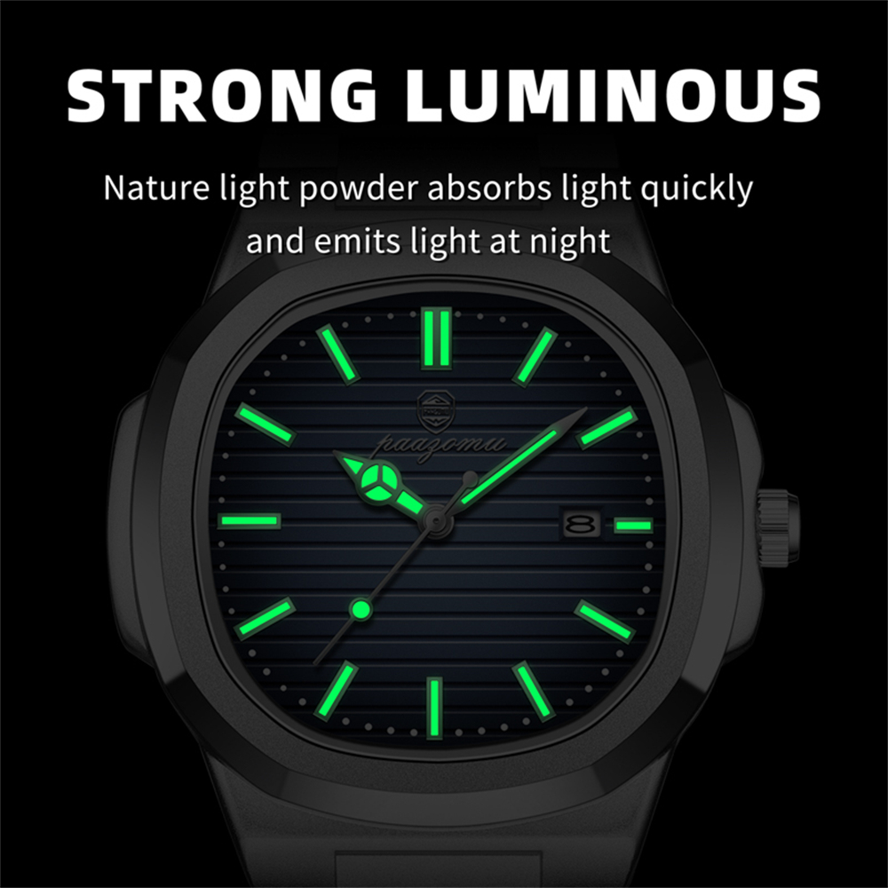 PAAZOMU 비즈니스 남성용 스퀘어 시계 로즈 골드  - Smartwatch Nexus 리뷰 및 가격