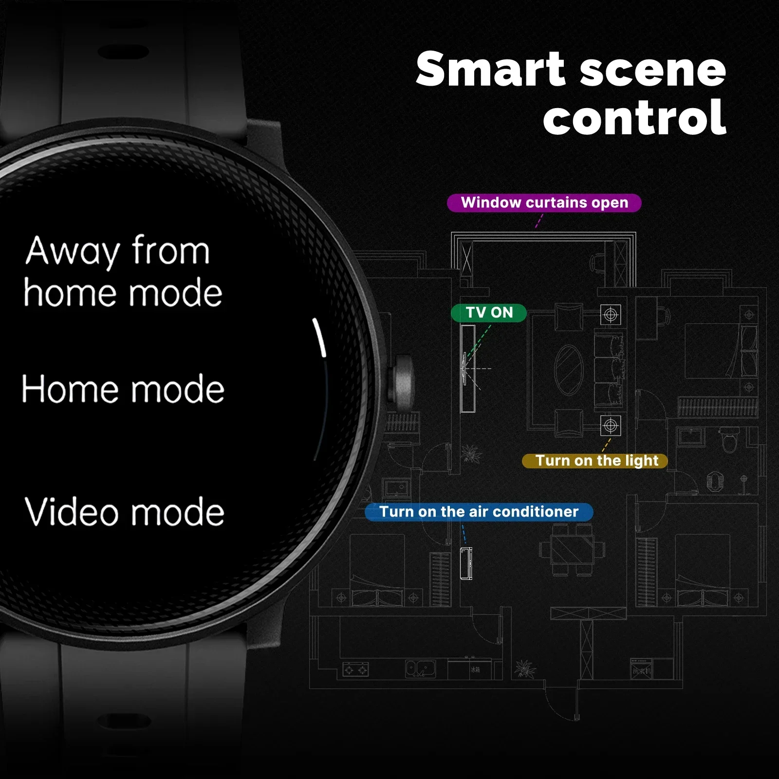 MOES 스마트 워치 알렉사 내장 피트니스 트래커 심박 - Smartwatch Touch 리뷰 및 가격