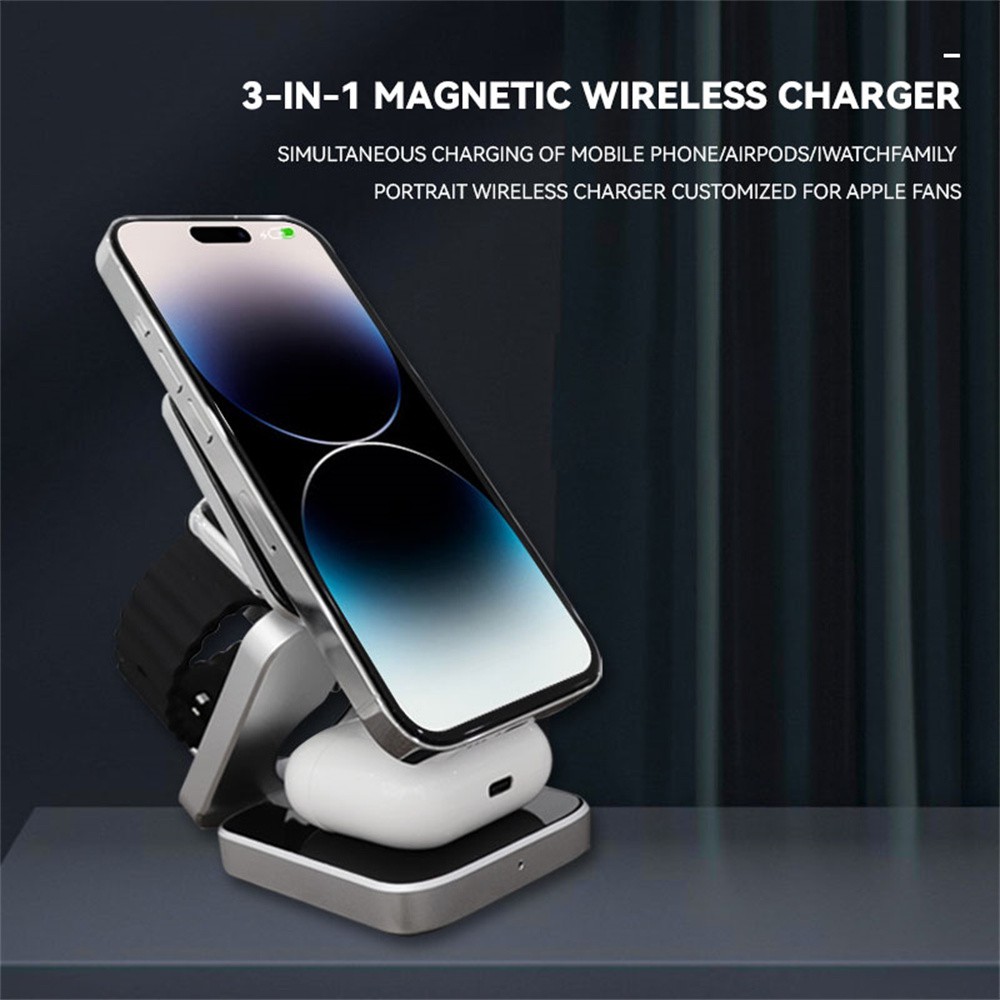 접이식 자기 무선 충전기 Samsung S25 S24  - Wireless Charger Watch 리뷰 및 가격
