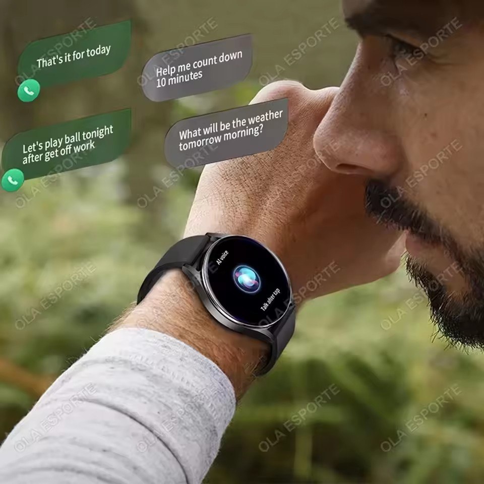 스마트 워치 1.77인치 HD AMOLED 스크린 블루 - Smartwatch X12 리뷰 및 가격