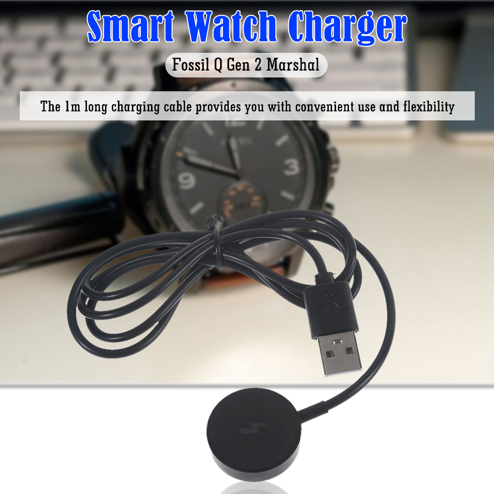 시계 충전기 케이블 USB 충전 도크 케이블 시계 전원 - Fossil Smartwatch Accessories 리뷰 및 가격