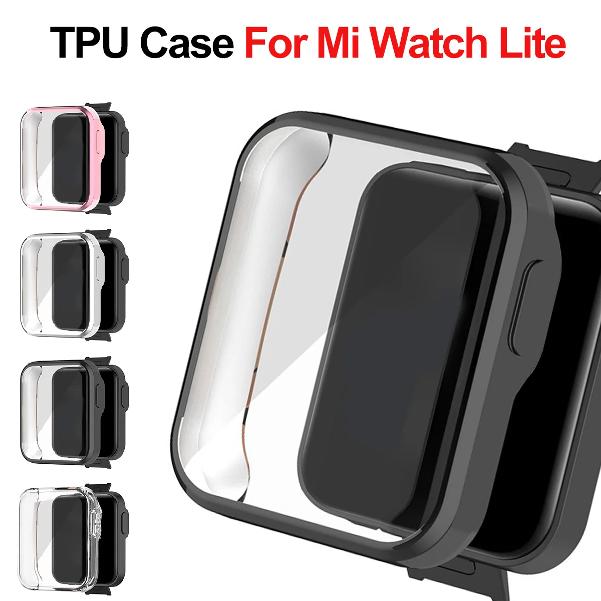 Xiaomi Mi Watch Lite 용 케이스 Red - Xiaomi Smartwatch Accessories 리뷰 및 가격