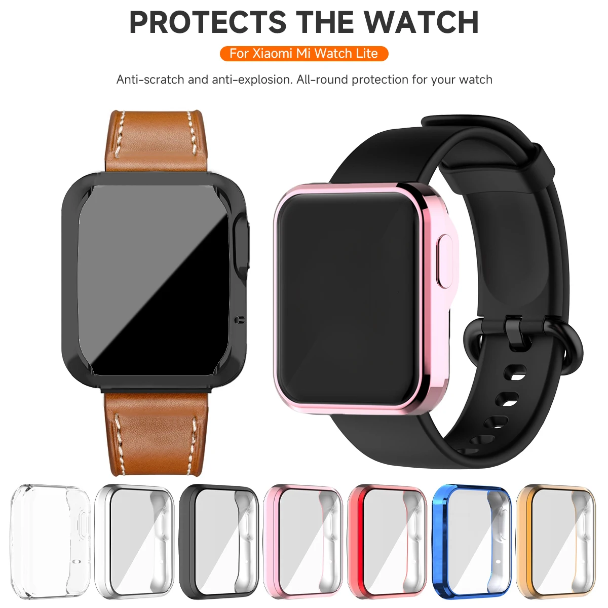 Xiaomi Mi Watch Lite 용 케이스 Red - Xiaomi Smartwatch Accessories 리뷰 및 가격
