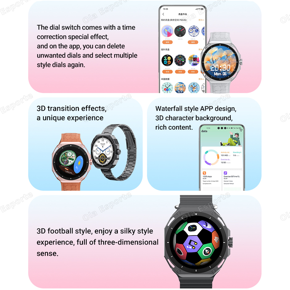 스마트워치 BT 통화 GPS 스포츠 트래커 혈압 수면  - Smartwatch Custom 리뷰 및 가격